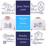 Camiseta 10 Aniversario Rosario de la Aurora Español